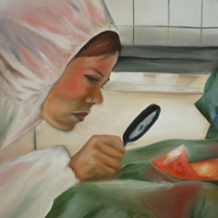 experiment auftragsmalerei detail